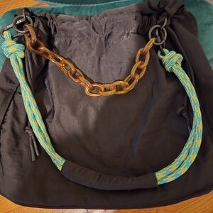 Black Rotunda Hobo Bag